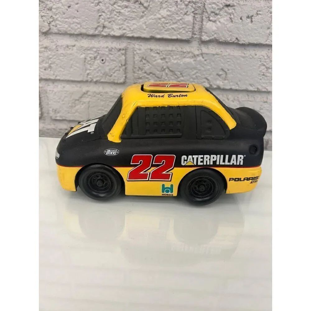 NASCAR 22 Ward Burton Caterpillar Engine Push & Go Soft Toy